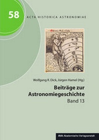 Abbildung von: Beiträge zur Astronomiegeschichte. Band 13 - AVA