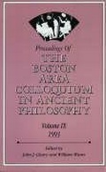 Cover: Proceedings of the Boston Area Colloquium in Ancient Philosophy - University Press of America