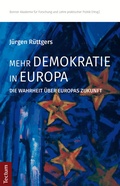 Cover: Mehr Demokratie in Europa - Tectum Wissenschaftsverlag