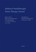 Cover: Jahrbuch Musiktherapie / Music Therapy Annual - Reichert Verlag