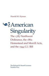 Enlarge image Cover: American Singularity - University of Georgia Press