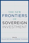 Cover: The New Frontiers of Sovereign Investment - Columbia University Press
