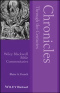 Cover: Chronicles Through the Centuries - Wiley-Blackwell
