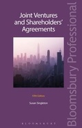 Cover: Joint Ventures and Shareholders' Agreements - Bloomsbury Professional