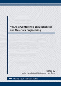 Enlarge image Cover: 4th Asia Conference on Mechanical and Materials Engineering - Trans Tech Publications Ltd
