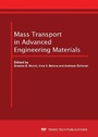 Cover: Mass Transport in Advanced Engineering Materials - Trans Tech Publications Ltd