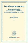 Cover: Die Monarchomachen. - Duncker & Humblot