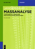 Cover: Massanalyse - De Gruyter