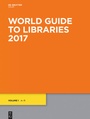 Cover: World Guide to Libraries 2017 - De Gruyter Saur