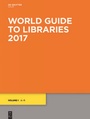 Cover: World Guide to Libraries 2017 - De Gruyter Saur