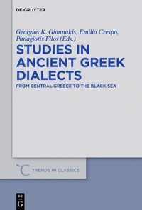Enlarge image Cover: Studies in Ancient Greek Dialects - De Gruyter