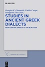 Cover: Studies in Ancient Greek Dialects - De Gruyter
