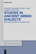 Cover: Studies in Ancient Greek Dialects - De Gruyter
