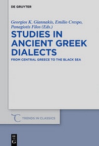 Enlarge image Cover: Studies in Ancient Greek Dialects - De Gruyter