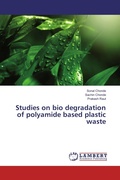 Cover: Studies on bio degradation of polyamide based plastic waste - LAP Lambert Academic Publishing