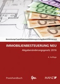 Cover: Immobilienbesteuerung NEU - Manz