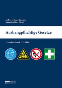 Abbildung von: Aushangpflichtige Gesetze - Verlag Österreich