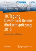 Cover: 10. Tagung Diesel- und Benzindirekteinspritzung 2016 - Springer Vieweg