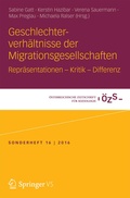 Cover: Geschlechterverh&auml;ltnisse der Migrationsgesellschaften - Springer VS