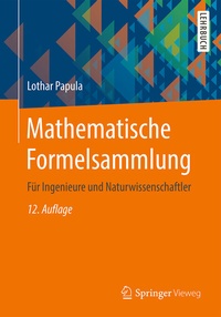 Bild vergrößern Bild: Mathematische Formelsammlung - Springer Vieweg