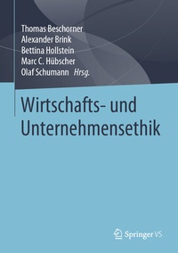 Abbildung von: Wirtschafts- und Unternehmensethik - Springer VS