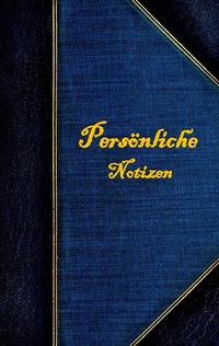 Abbildung von: Persönliche Notizen (Notizbuch) - BoD - Books on Demand