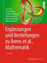 Abbildung von: Ergänzungen und Vertiefungen zu Arens et al., Mathematik - Springer Spektrum