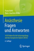 Cover: An&auml;sthesie. Fragen und Antworten - Springer