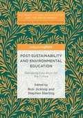 Cover: Post-Sustainability and Environmental Education - Palgrave Macmillan