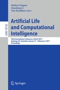 Cover: Artificial Life and Computational Intelligence - Springer