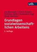 Cover: Grundlagen sozialwissenschaftlichen Arbeitens - UTB