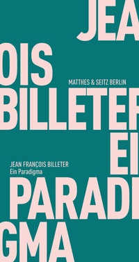 Enlarge image Cover: Ein Paradigma - Matthes & Seitz Berlin