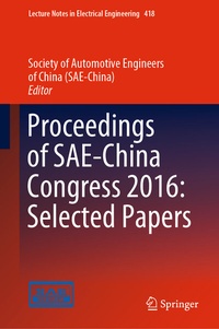 Abbildung von: Proceedings of SAE-China Congress 2016: Selected Papers - Springer