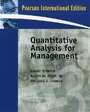 Cover: Quantitative Analysis for Management - Pearson