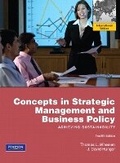 Cover: Concepts in Strategic Management & Business Policy - Pearson