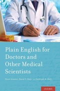 Cover: Plain English for Doctors and Other Medical Scientists - Oxford University Press Inc