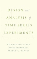 Cover: Design and Analysis of Time Series Experiments - Oxford University Press Inc