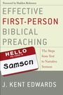 Cover: Effective First-Person Biblical Preaching - Zondervan Academic