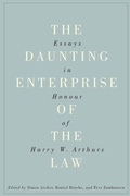 Cover: The Daunting Enterprise of the Law - McGill-Queen's University Press