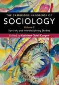 Cover: The Cambridge Handbook of Sociology - Cambridge University Press