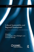 Cover: Cultural Sustainability and Regional Development - Routledge