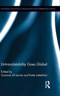Cover: Untranslatability Goes Global - Routledge