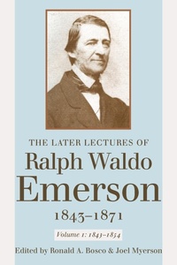 Enlarge image Cover: The Later Lectures of Ralph Waldo Emerson, 1843-1871 - University of Georgia Press