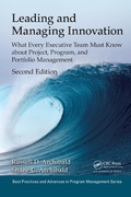 Cover: Leading and Managing Innovation - Auerbach