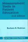 Cover: Measurement Tools in Patient Education - Springer Publishing Company