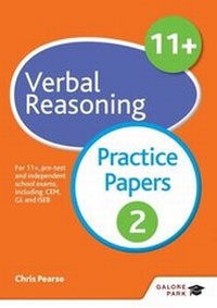 Enlarge image Cover: 11+ Verbal Reasoning Practice Papers 2 - Galore Park Publishing Ltd
