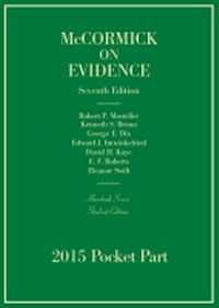 Enlarge image Cover: Evidence (Pocket Part) - LEG Inc. (dba West Academic Publishing