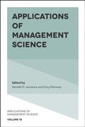Cover: Applications of Management Science - Emerald Publishing Limited