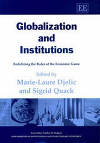 Enlarge image Cover: Globalization and Institutions - Edward Elgar Publishing