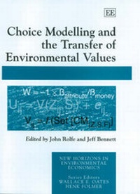 Enlarge image Cover: Choice Modelling and the Transfer of Environmental Values - Edward Elgar Publishing